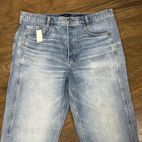 BANANA REPUBLIC Men's Ranger Straight Leg Button Fly Jeans, Sz 33L NWT - Picture 3 of 9